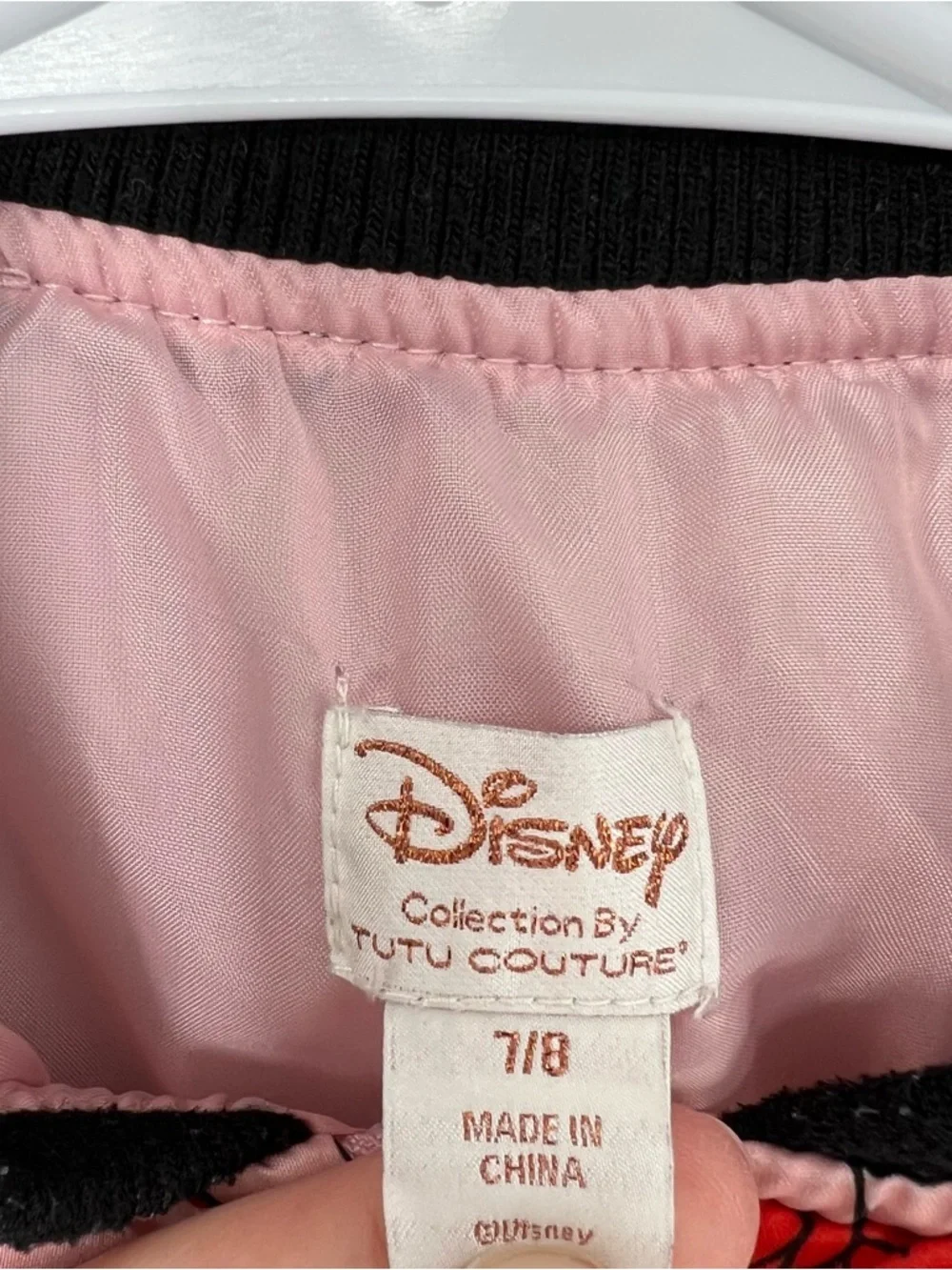 Disney Minnie Mouse bomber jacket girls 7/8